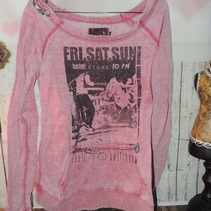 Volcom sweatshirt sz small pink